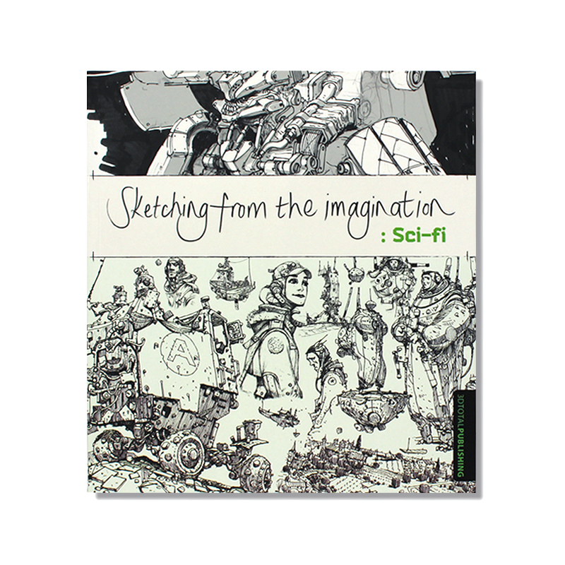 英文原版 幻想速写集 sketching from the imagination