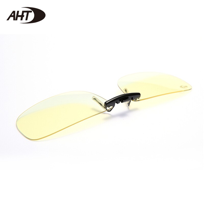 AHT防蓝光眼镜夹片眼镜电竞夹片近视男女通用 方框C1【配合近视眼镜使用】