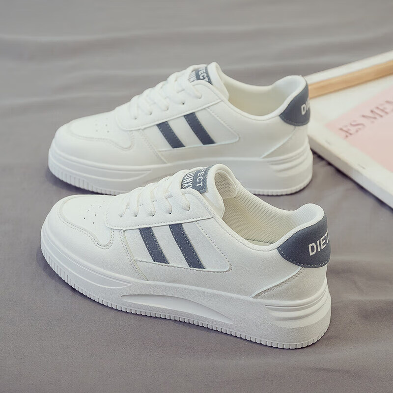 就叙初中生女生平板鞋春天穿的小白鞋春款春秋季高中生女鞋百搭休闲运