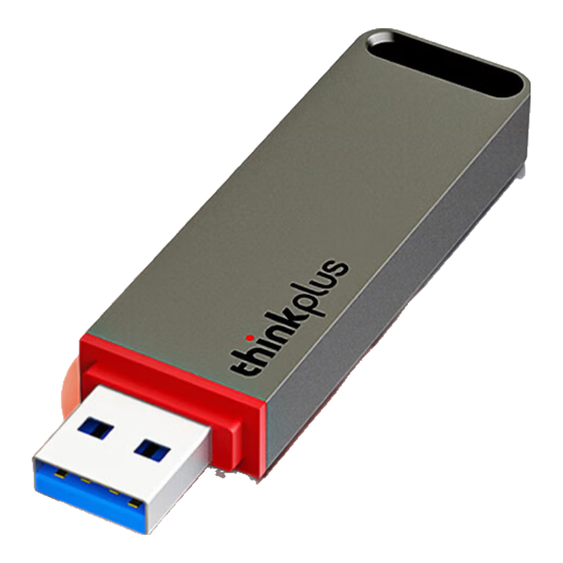 ThinkPlus聯(lián)想 移動固態(tài)U盤 1TB 1000Mb/s USB3.2高速傳輸大容量閃存優(yōu)盤手機(jī)電腦辦公u盤 TU100Pro灰色