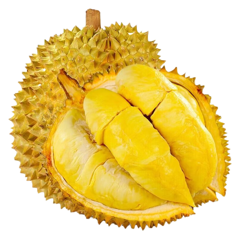 泰國金枕榴蓮鮮榴蓮 新鮮水果榴蓮帶殼榴蓮樹上熟整顆金枕頭禮盒 3A級榴蓮【3-4斤裝】