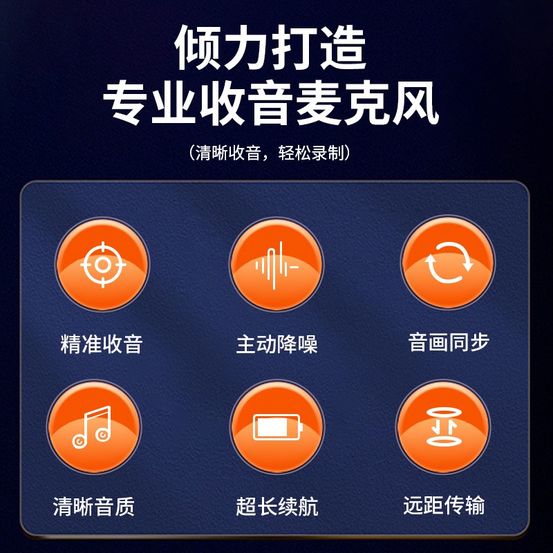 好牧人V无线领夹式麦克风蓝牙拍摄短视频vlog收音收声器抖音主播声卡直播录音设备套装K歌小蜜蜂话筒手机电脑