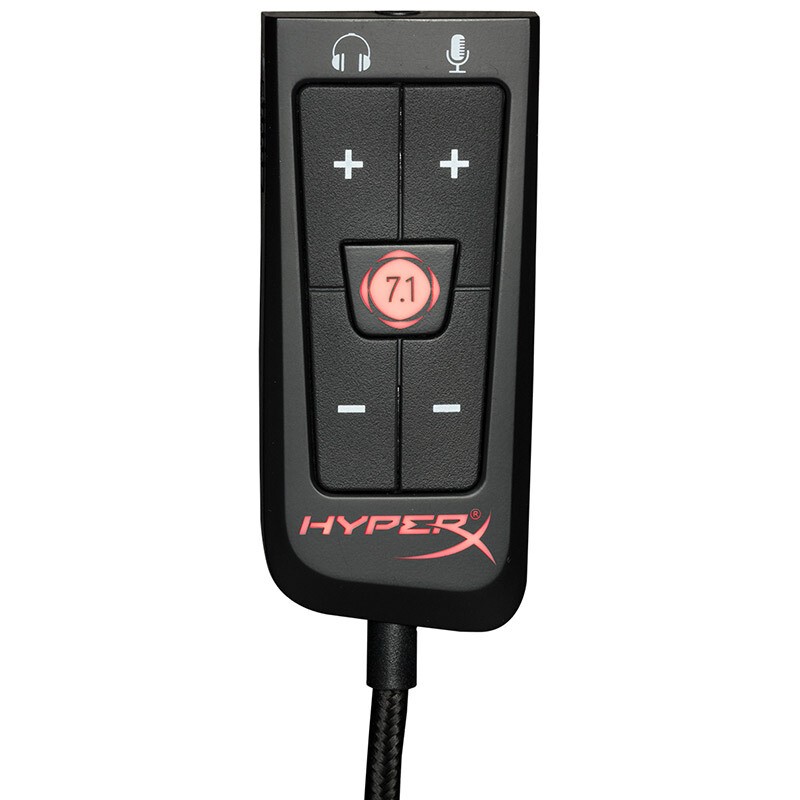 极度未知（HyperX）Cloud飓风2游戏耳机阿尔法灵音声卡天箭s云雀电脑吃鸡csgo电竞麦头戴式 灵音声卡 官方标配