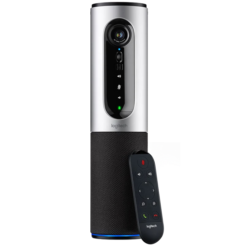 羅技（Logitech）CC2000e 移動辦公視頻會議攝像頭 視頻通話 高清網(wǎng)絡(luò)電腦攝像頭 適用1-6人 便攜一體化攝像頭