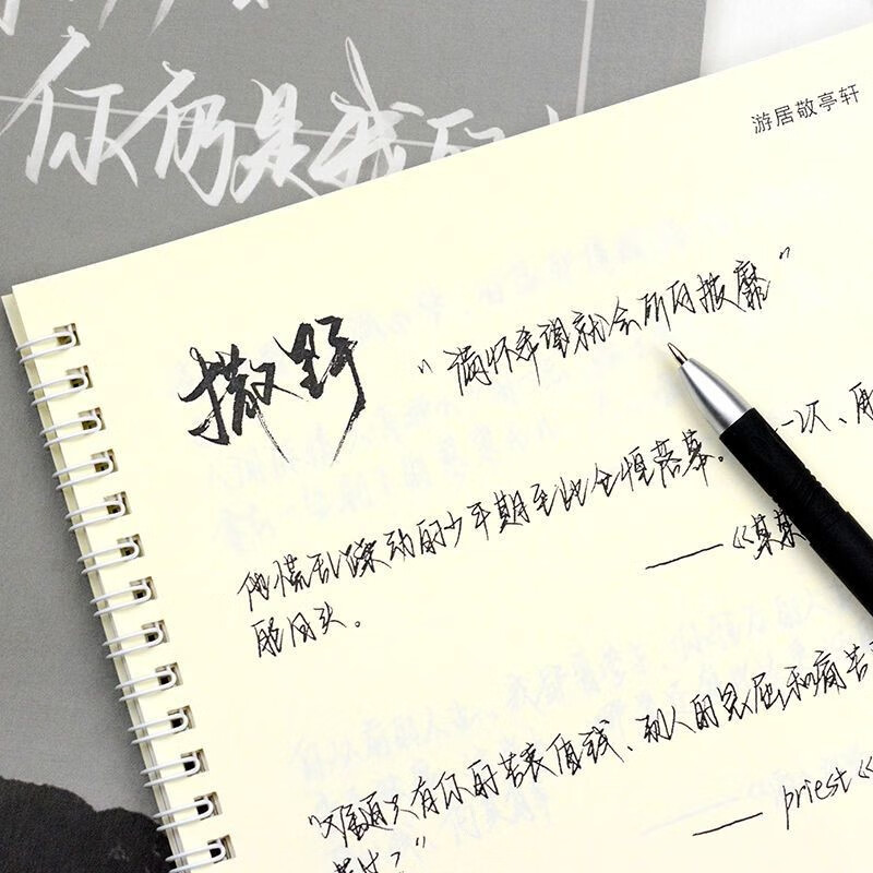 归野体手写练字帖考试用霸气小弛归野字帖女生字体漂亮学生练字本 归