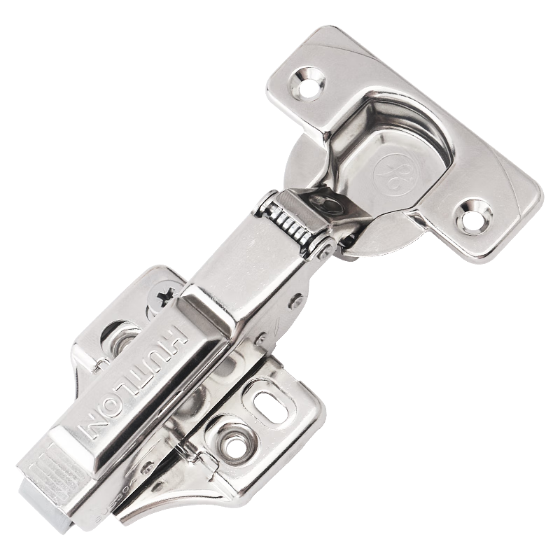 匯泰龍 304不銹鋼 鉸鏈 櫥柜衣柜合頁阻尼液壓緩沖 7片助力臂 中彎2只裝