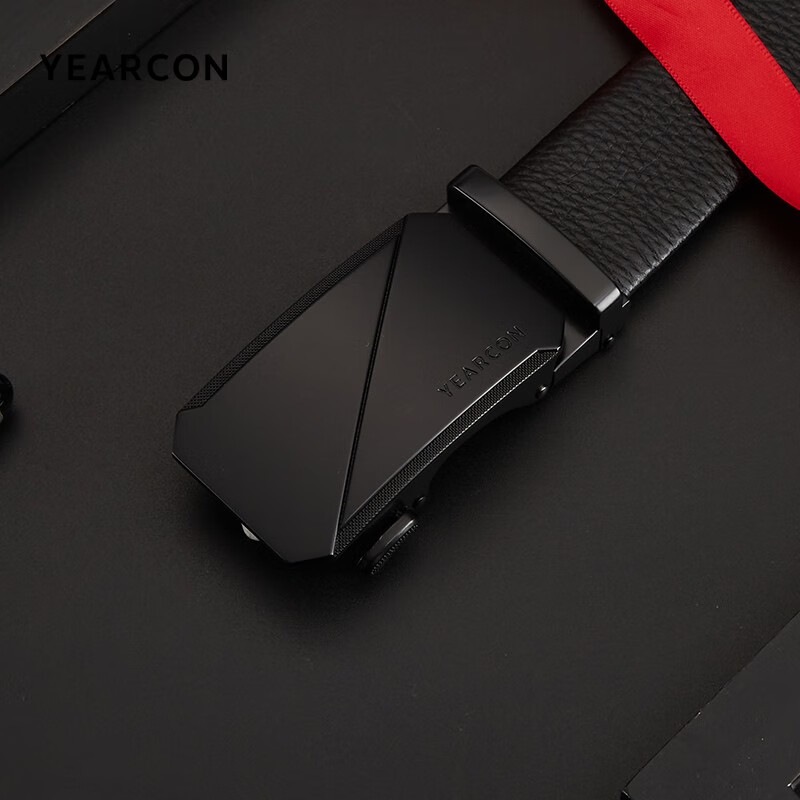 意尔康皮带 真皮男皮带自动扣牛皮裤腰带新年送老公送男友生日礼物