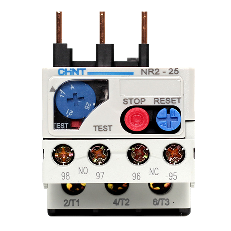 唔哩热继电器nr2-25过热保护器17-25a交流保护继电器380v nr2-25 0.