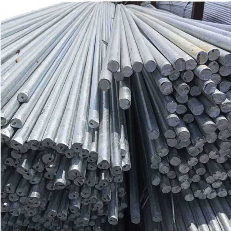 老工艺热镀锌圆钢8mm10mm 12mm 25mm避雷针圆棒q235b冷拉a3接地极 8