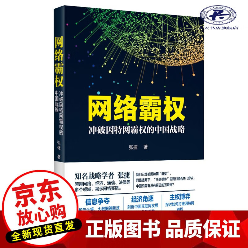 现货 网络霸权：冲破因特网霸权的中国战略（版） 金融与投资 张捷著 长江文艺出版社 97875354924