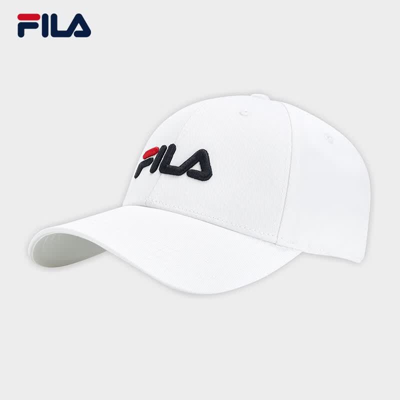 FILA 斐乐官方棒球帽情侣款2023秋新款休闲帽子鸭舌帽遮阳帽男女 标准白-WT XS属于什么档次？
