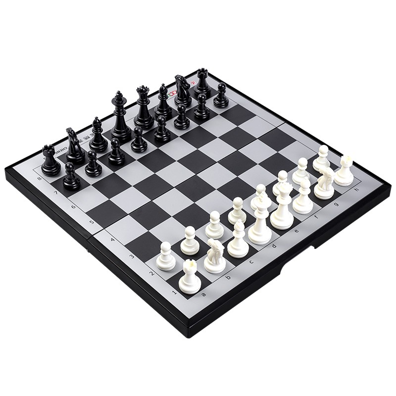 国际象棋成功磁石国际象棋大号磁性便携式折叠棋盘桌面游戏棋类黑白象棋适不适合你！看质量怎么样！优缺点质量分析参考！