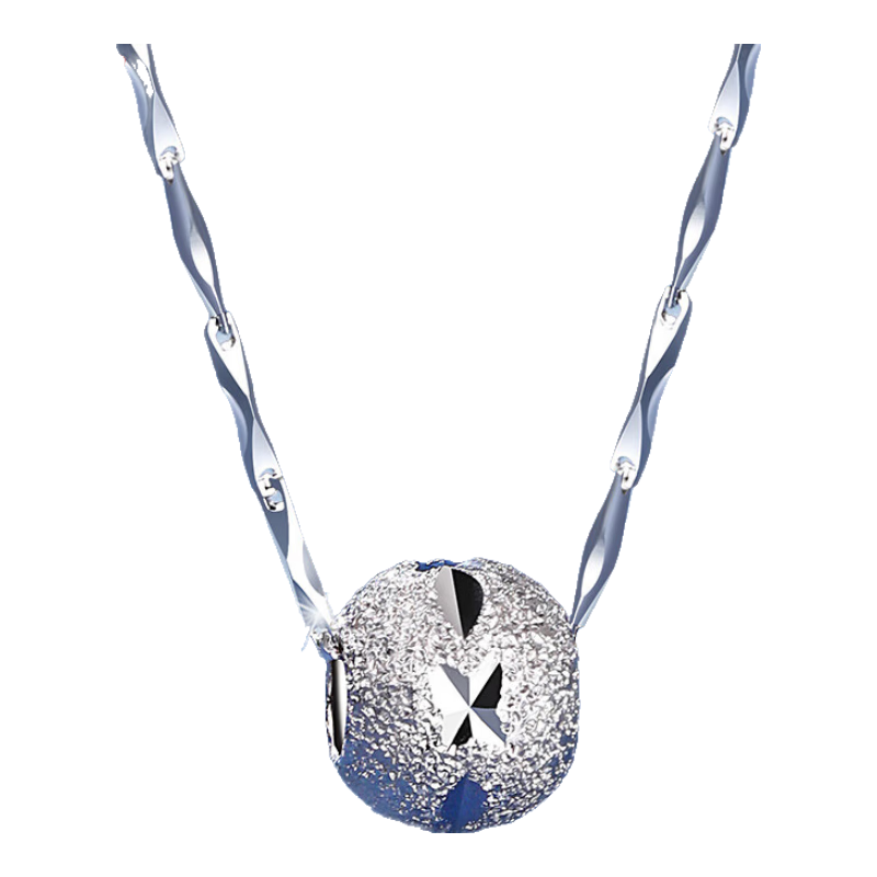 老銀匠s925銀轉(zhuǎn)運(yùn)珠銀項(xiàng)鏈女士中國風(fēng)銀吊墜送女朋友情人節(jié)禮物銀鎖骨鏈