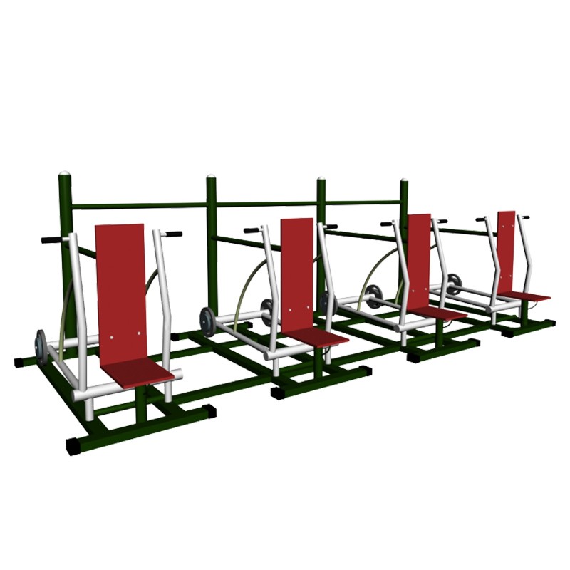 世腾s-012坐推组合训练器健身器材