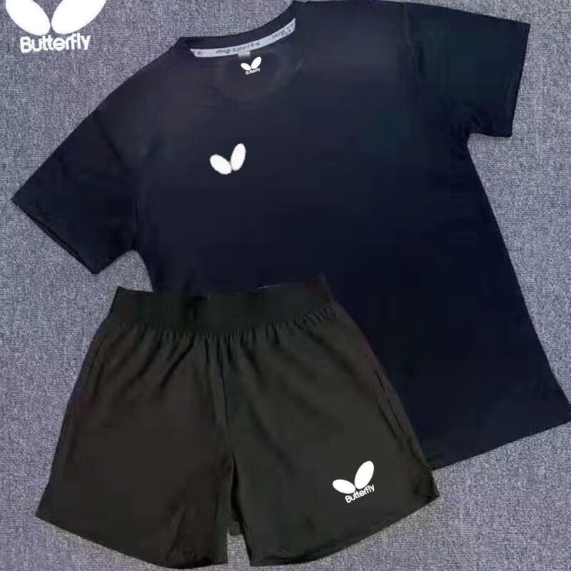 蝴蝶(butterfly)乒乓球服套装男女装网球运动服速干训练衣服短袖运动