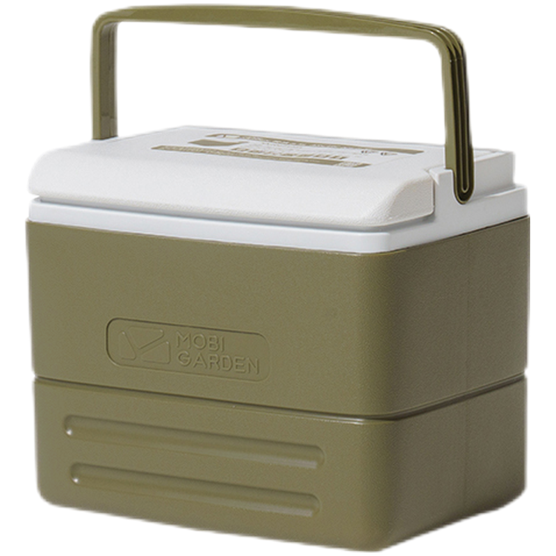 牧高笛 戶(hù)外保溫箱野餐便攜冷藏箱大容量食品保鮮箱拖輪拉桿移動(dòng)保鮮盒 橄欖綠 26L（帶輪子）