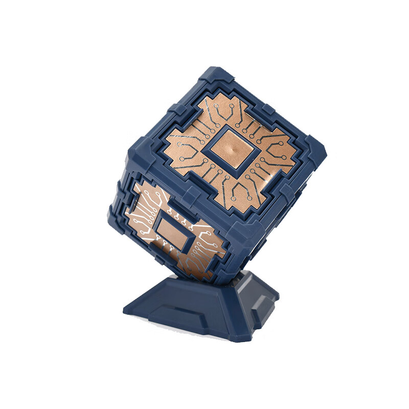 鲁班锁玩具孔明锁全套魔方智力锁机关盒儿童解密益智 三联密码锁(新)