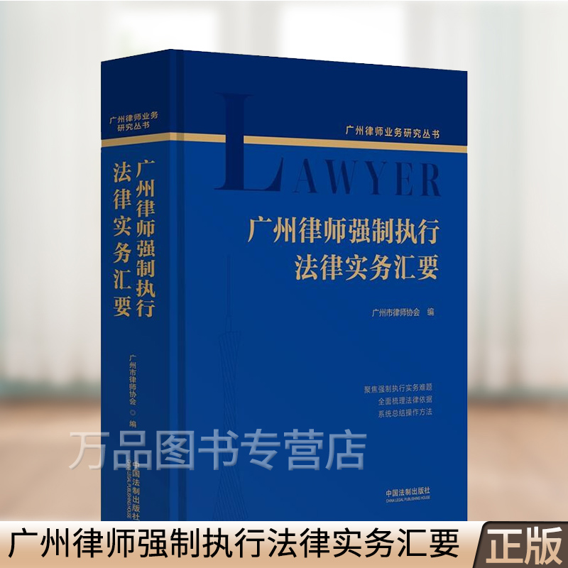 2021正版 广州律师强制执行法律实务汇要 广州律师业务研究丛书 法律实务 中国法制出版社