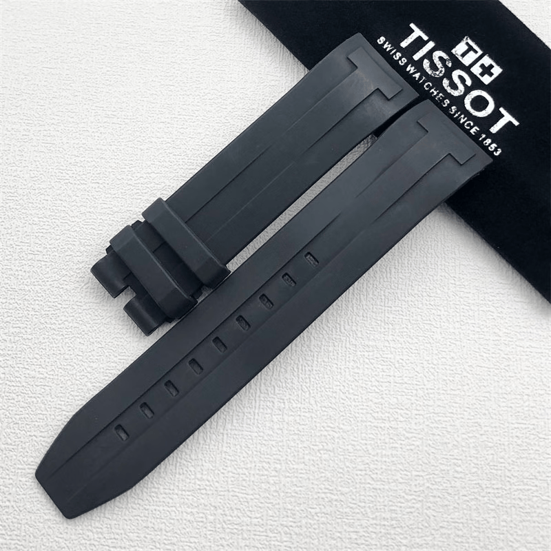 天梭表带1853 原装天梭1853海星潜水t120橡胶表带 t120417a t120407a