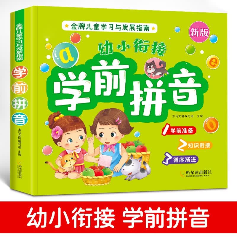 幼小衔接教材全套拼音专项训练一日一练幼儿园大班练习册学前班每日数学教育加减法天天练语文幼儿识字学前基础幼升小早教启蒙用书 单本学前拼音【240页】