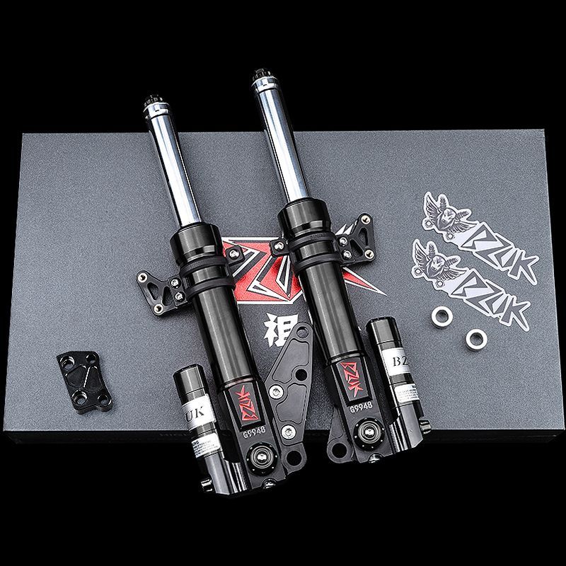 朝雨巴祖卡jp012前减震改装九号mmax90 c90uqi  u b u2 ms m2避震