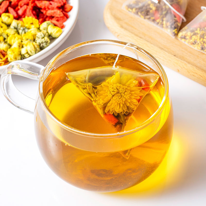 决明子菊花茶牛蒡根枸杞胎菊桂花金银花茶5包 高端三角包60包