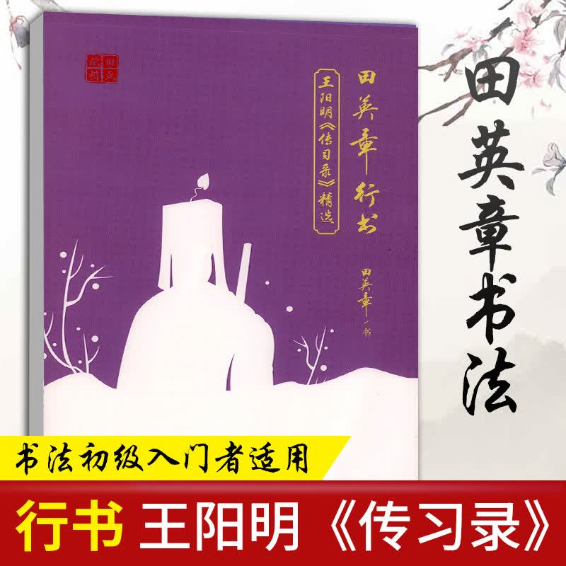 田英章行书孙子兵法 国学经典楷体练字帖 硬笔书法练字本儿童小学成人正楷练字入门教程经典古文行楷初学者 王阳明传习录