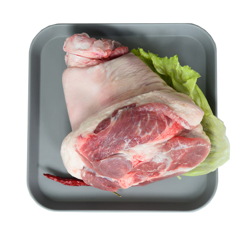 果亦橙新鲜猪前肘子猪蹄冷冻带筋猪前蹄生鲜猪手前猪蹄髈 一只装(2斤