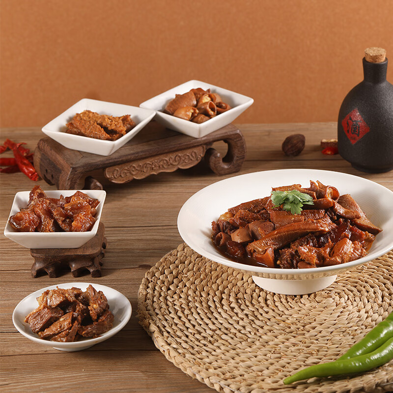 渔歌牧曲牛杂无肝无肺无皮半成品广式牛杂煲批发牛肚牛肠牛筋生鲜浇头净重 400g/盒含牛肚牛筋牛肠牛腩