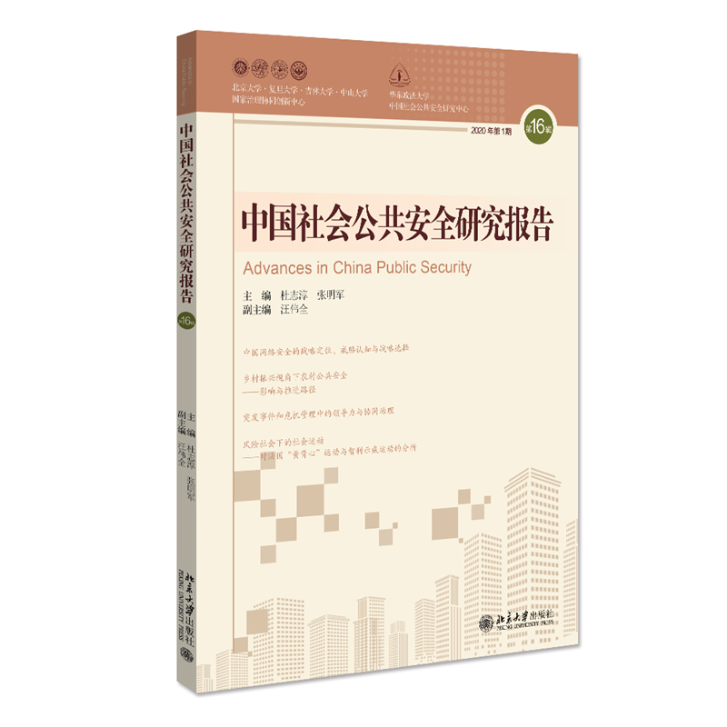 中国社会公共安全研究报告·第16辑