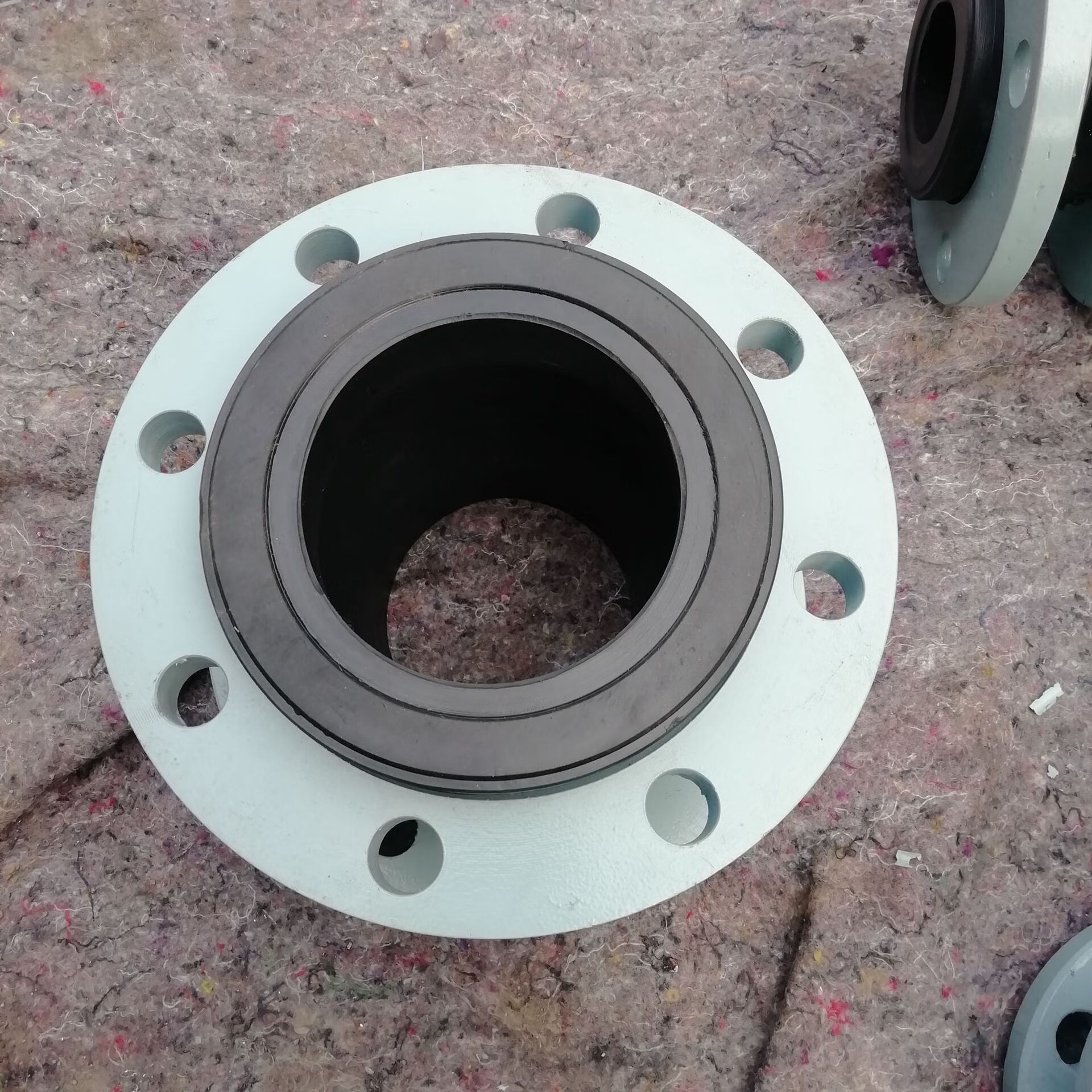 梯橙橡胶软接头可曲挠橡胶软连接饶性接头橡胶柔性接头 dn50