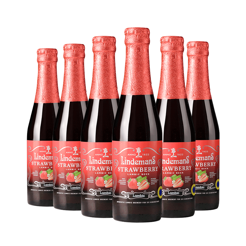 Lindemans 林德曼 草莓啤酒 250ml*6瓶