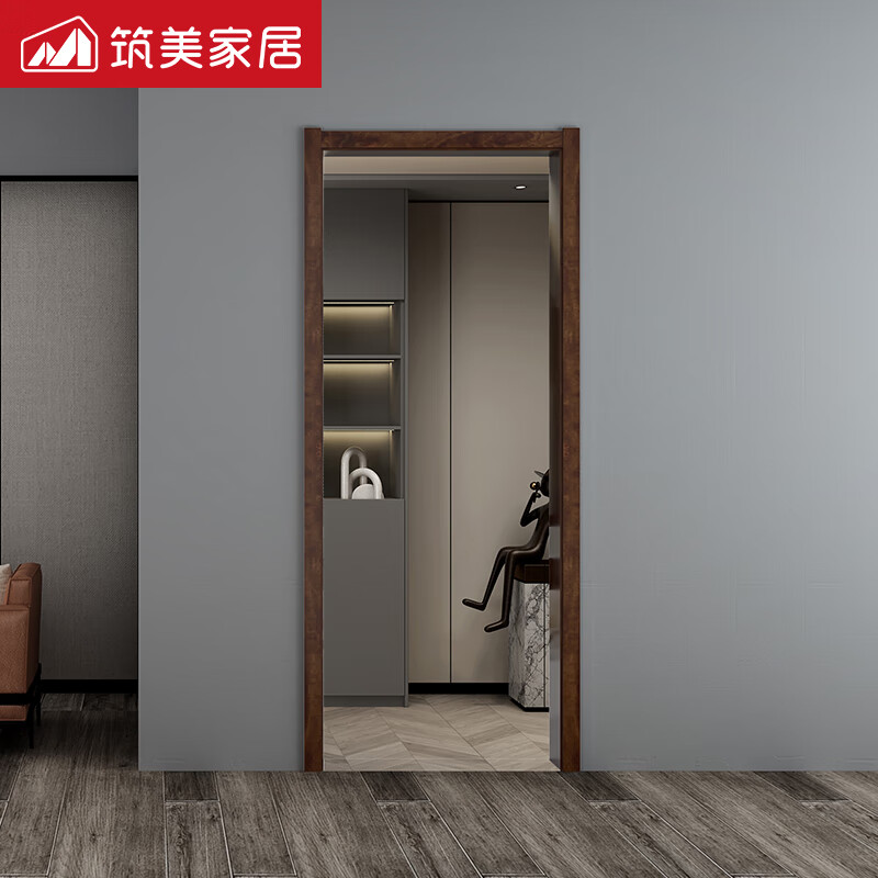现代筑美家居木门垭口包边门套室内门门框包边免漆厨房门简约卧室门窗