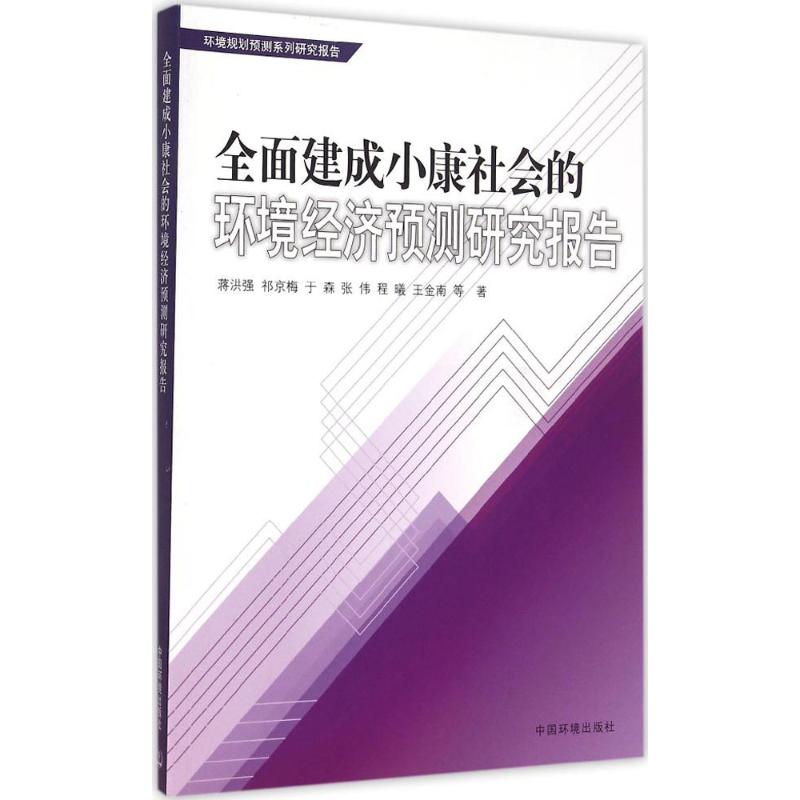 全面建成小康社会的环境经济预测研究报告