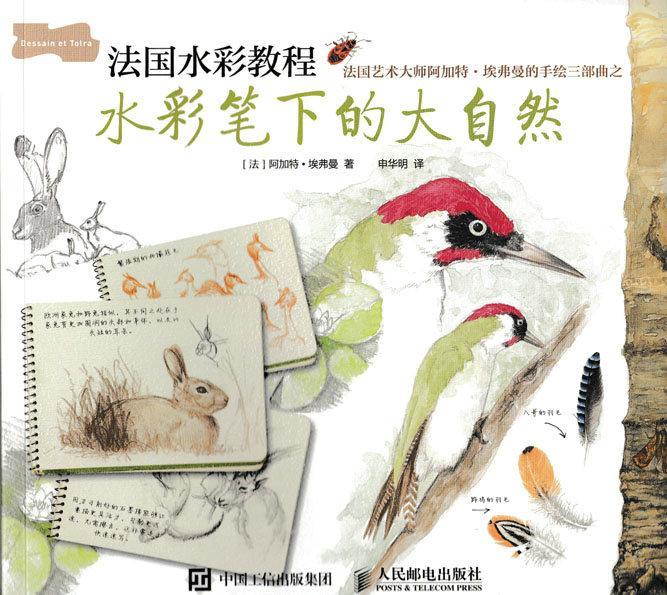 包邮：水彩笔下的大自然 绘画  图书