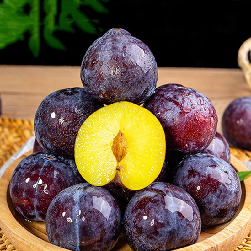 懿鲜汇陕西黑布林李子 应季大李子 新鲜水果当季整箱水果黑布李时令