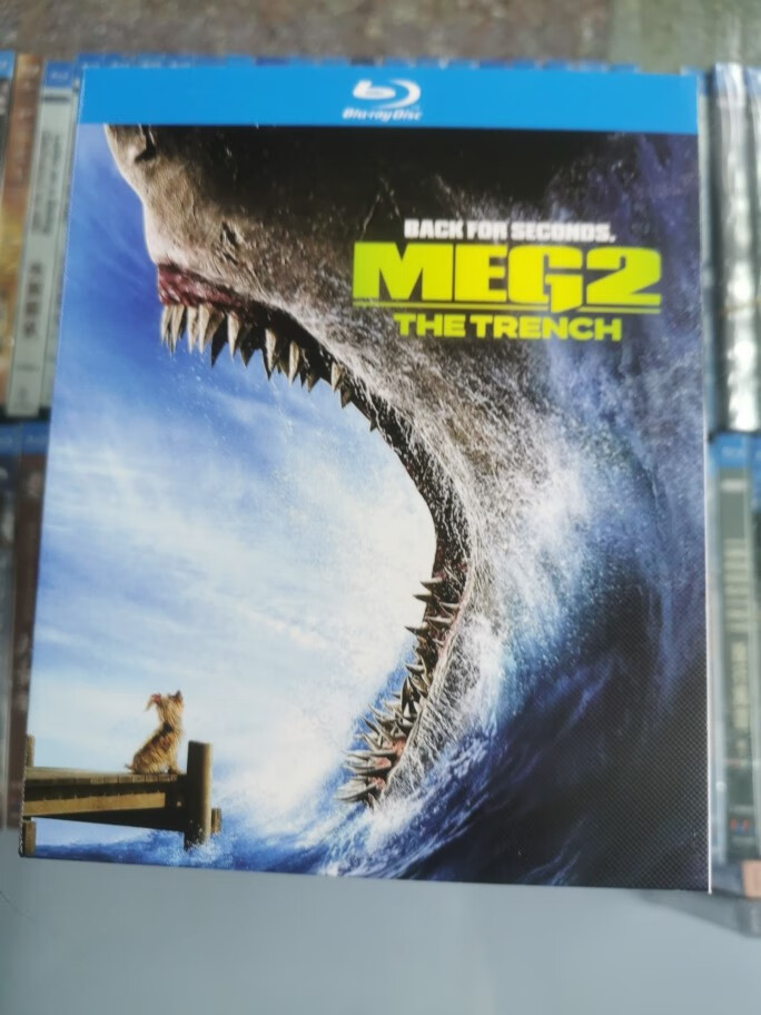 蓝光超高清电影 巨齿鲨2深渊bd光盘盒装2023