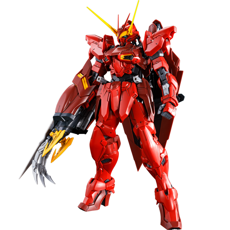 BANDAI萬代PB限定 MG拼裝高達(dá)手辦模型玩具 MG 電鍍完美強(qiáng)襲