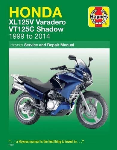 预订 honda xl125v & vt125c (99 - 14) haynes repair manual