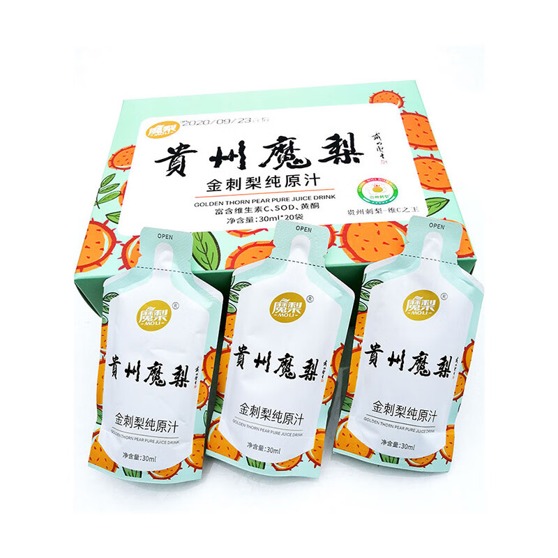 魔梨 贵州魔梨刺梨原汁30ml*20袋/盒