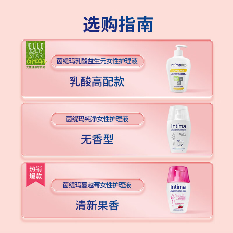 茵缇玛(Intima)女性私密处洗液私处护理液外阴洗护沐浴清洁弱酸亲肤0添加 【日常护理】蔓越莓精华200ml