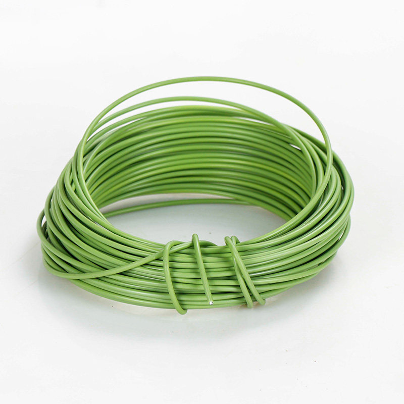 扎丝 自带切割器软铁丝 园艺扎线 爬藤植物固定器 diy包 绿色20米(2