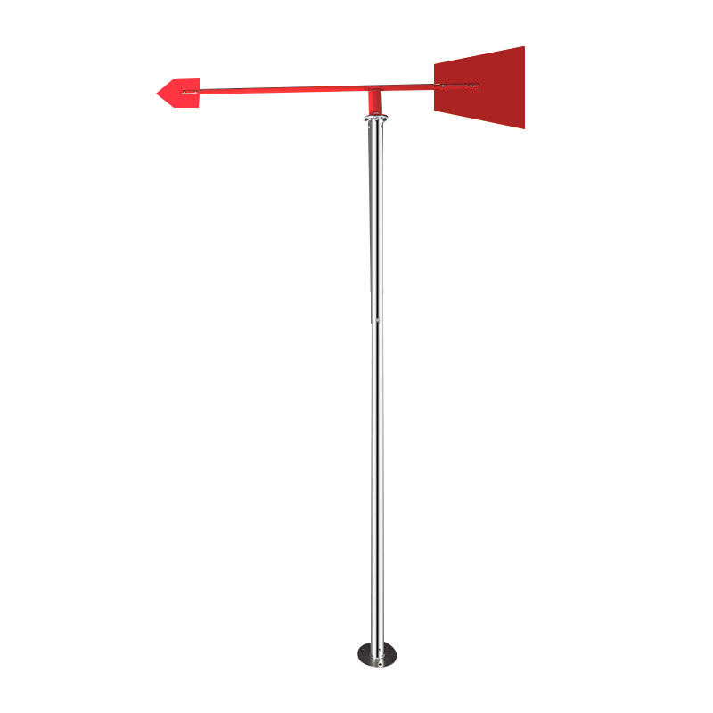 美消 不锈钢箭头风向标 120*120cm无夜光反光(有支架)