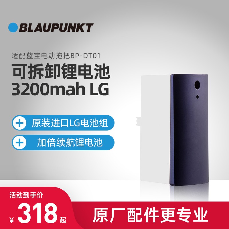 BP-DT01电池组进口电池LG可拆卸锂电池3200mah加倍续行锂电池 波尔蒂芒蓝