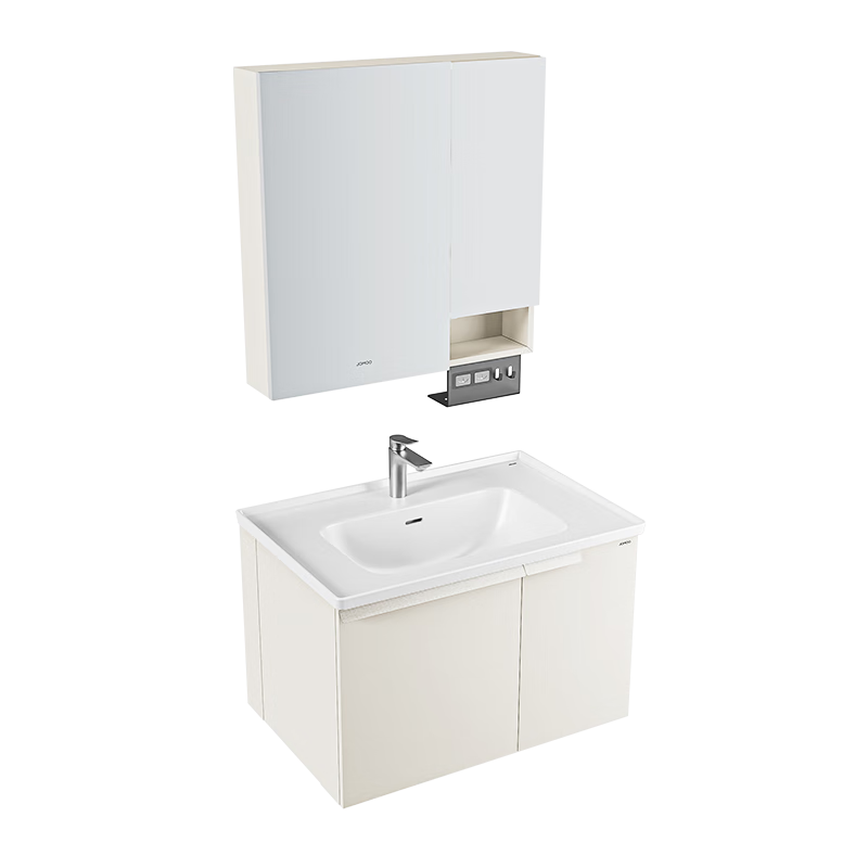 ������JOMOO��ԡ�ҹ����Ͻ�ϴ�����������ͷ�ٴ��Լ�մ�һ����ϴ��̨A2750 ����ױ���ɡ�����ͷ80cm