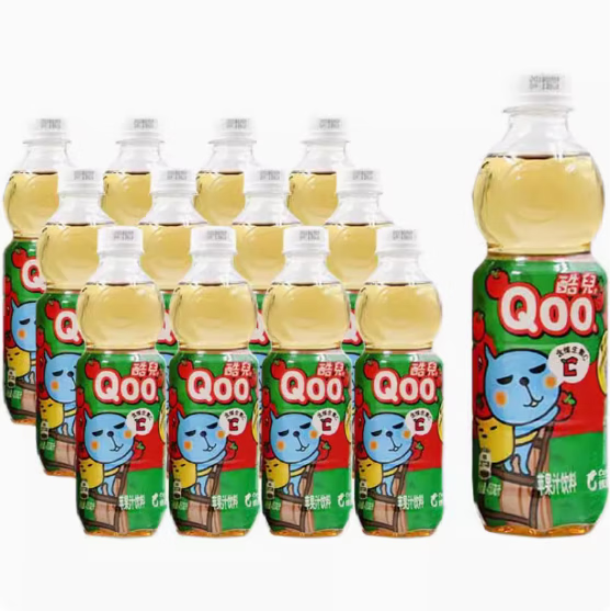 酷儿可口美汁源酷儿苹果汁450ml*12瓶果味饮料果儿童果汁饮品 450ml 3