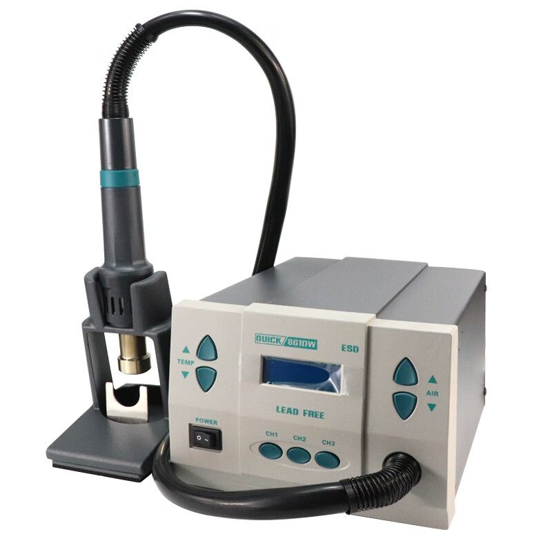 仁聚益861风枪dw热风枪直风大功率1000w手机维修专用数显无铅拆焊台