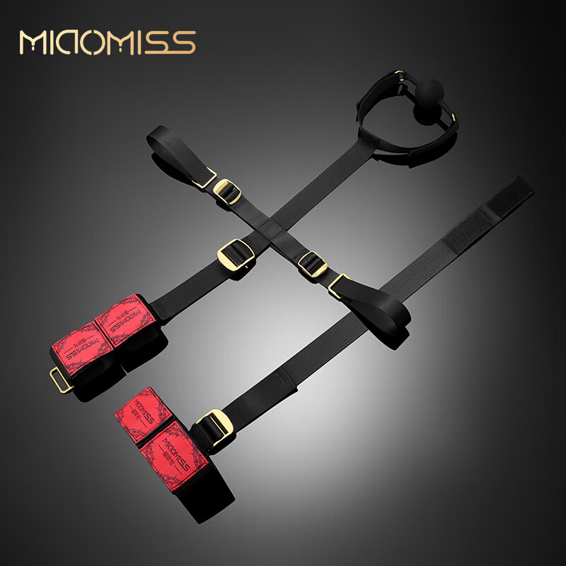 miaomis驷马束缚套装口枷口球后手自缚道具带 有孔口球款驷马套装