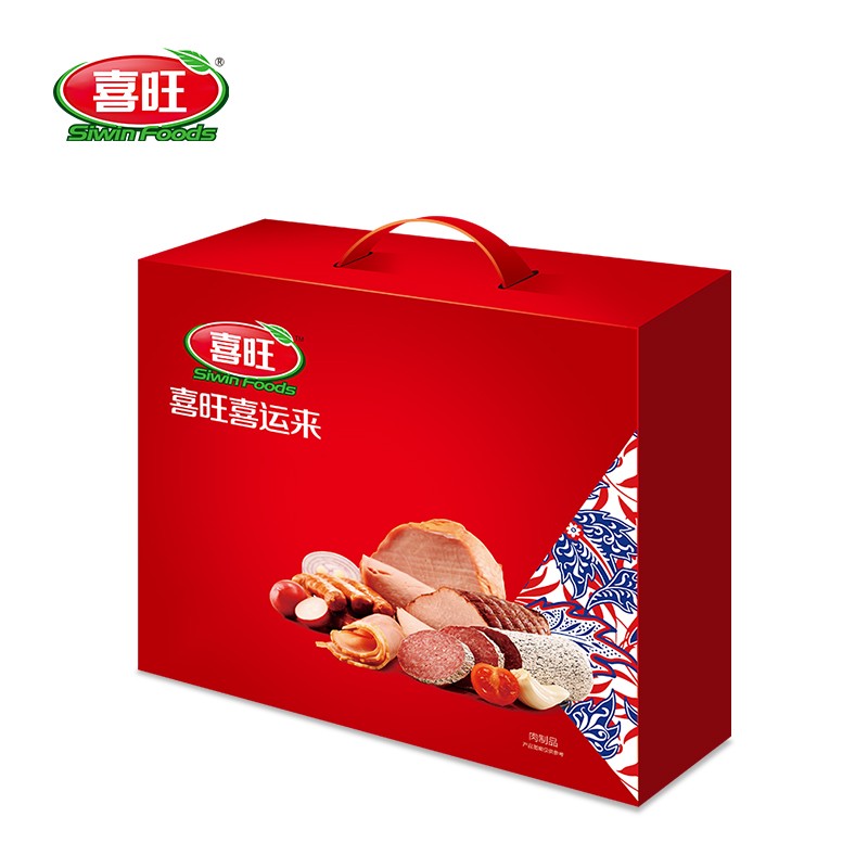 喜旺 喜运来 2.47kg 烤鸡猪蹄火腿 熟食礼盒 肉食礼盒 肉食大礼包 