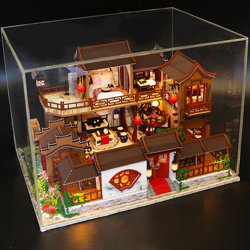我の屋中国风DIY小屋大唐古镇手工制作古建筑四合院房子别墅生日礼物女怎么样,好用不?